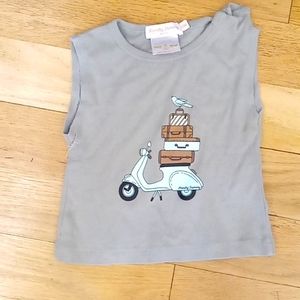 Frenchy Yummy tank tshirt ribbed sz 18m